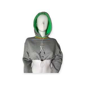 OPENING CEREMONY Grey Crop Sweater